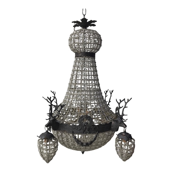 Charcoal chandelier sale