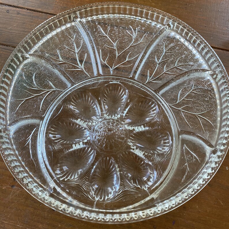 Crystal Appetizer Plate FREE SHIPPING Etsy