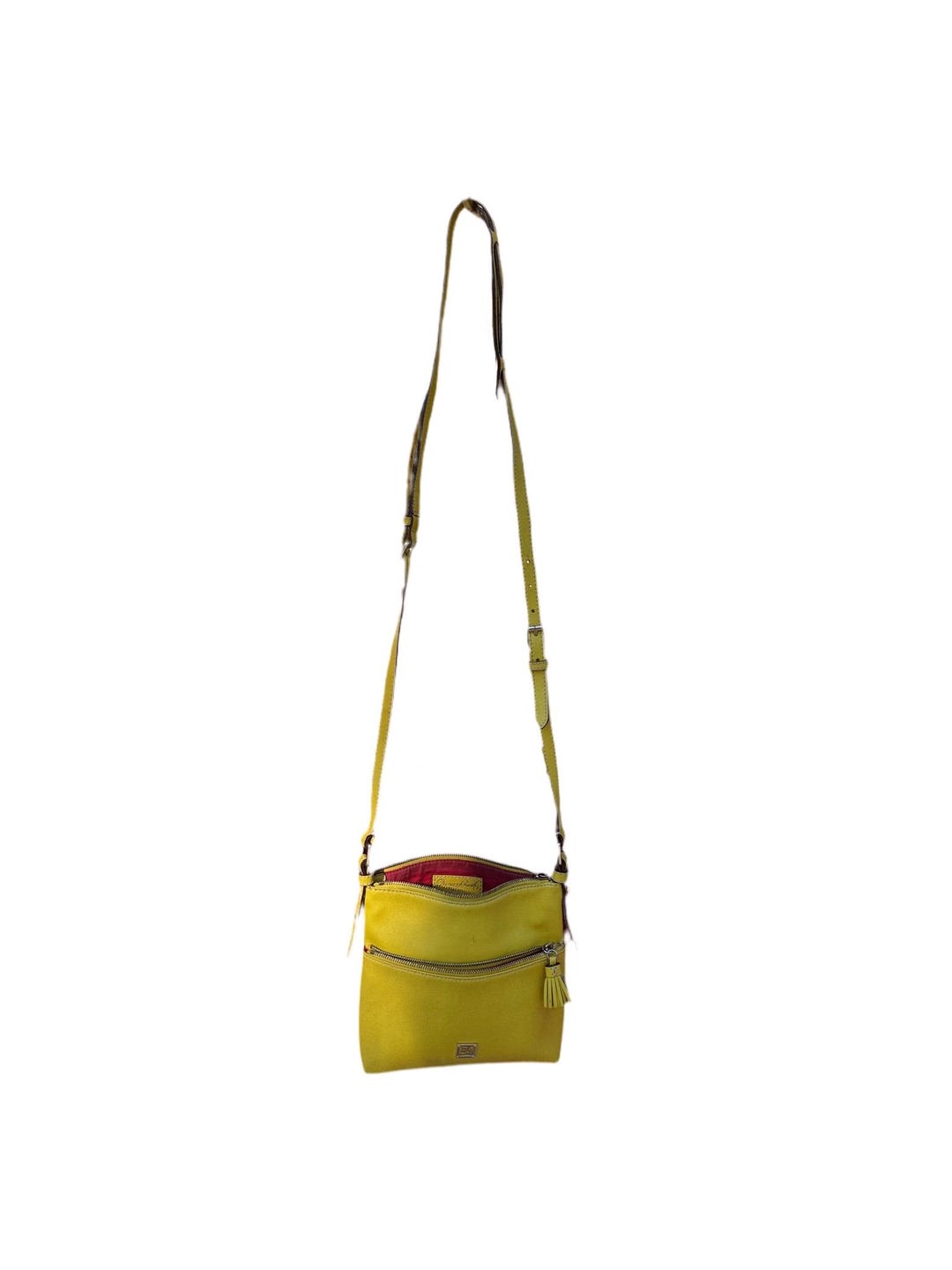 Yellow Leather Dooney Bourke Crossbody Purse - Etsy