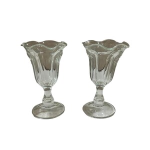Pair of Ice Cream Sundae Style Glasses
