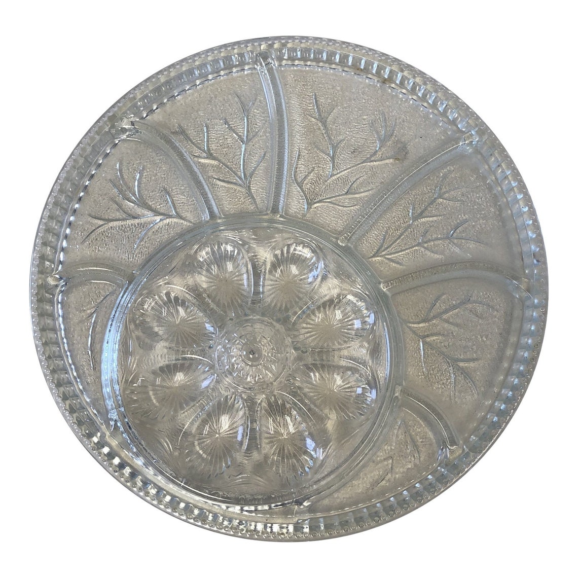 Crystal Appetizer Plate FREE SHIPPING Etsy