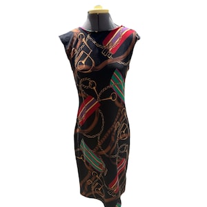 Vintage Ralph Lauren Dress With Gold Details