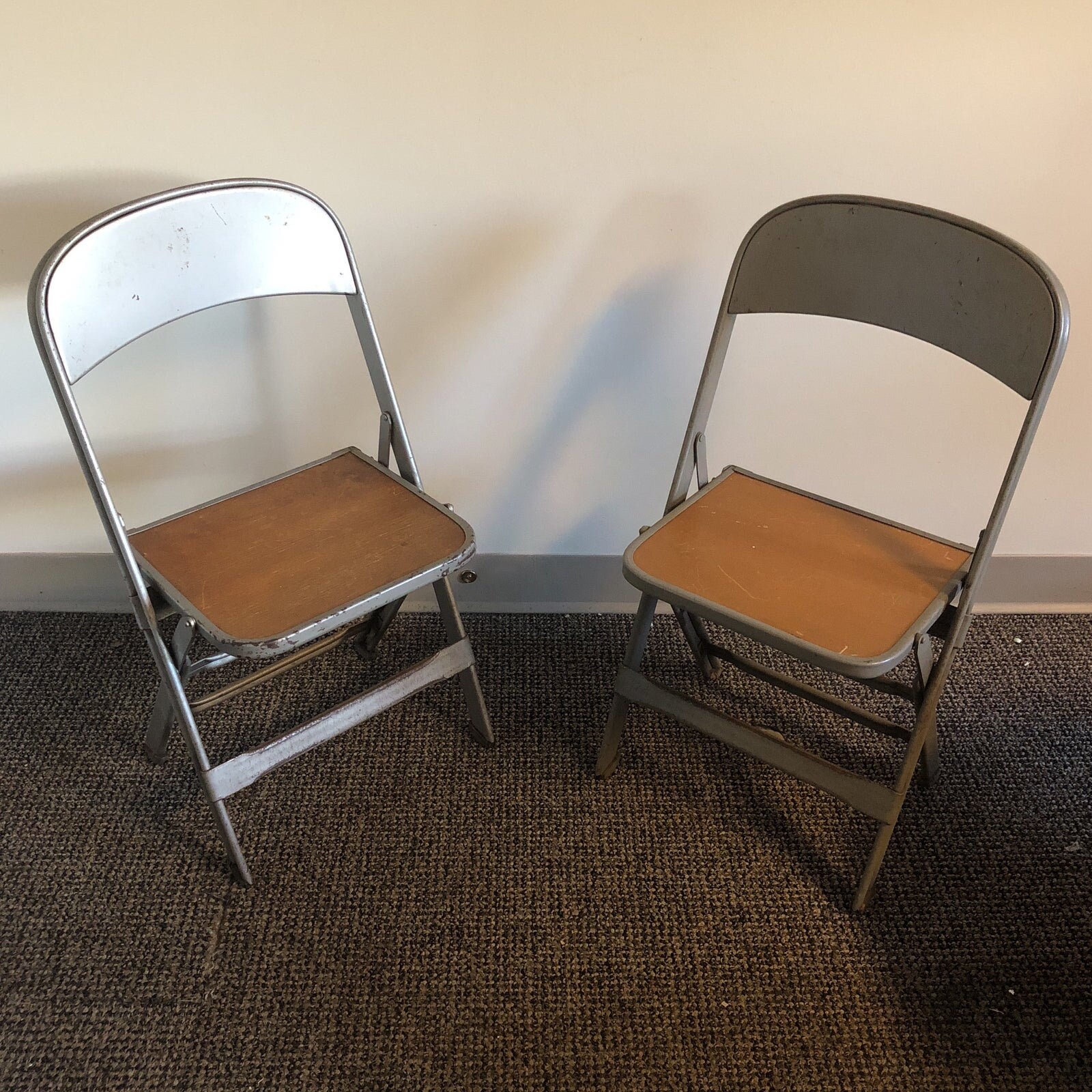 椅子 vintage folding chair Pair of Vintage Folding Chair Space Age Mid Century Design