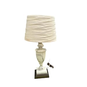 White Marble Table Lamp