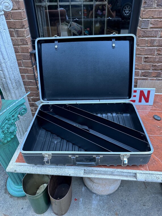 Silver and Black Stackable Industrial Suitcases - image 10