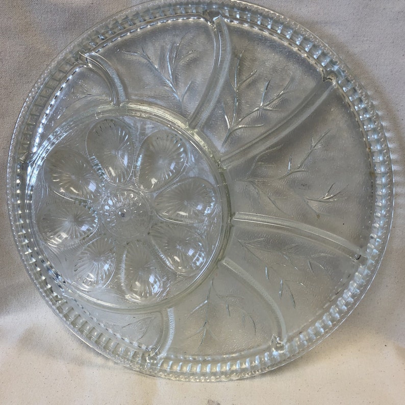 Crystal Appetizer Plate FREE SHIPPING Etsy