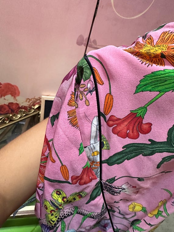 ヴィンテージ グッチ フローラル パンツ（ポケット付き） - Etsy 日本