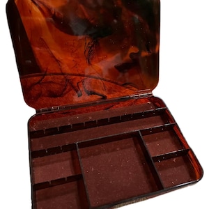 Small Vintage Tortoiseshell Jewelry Box