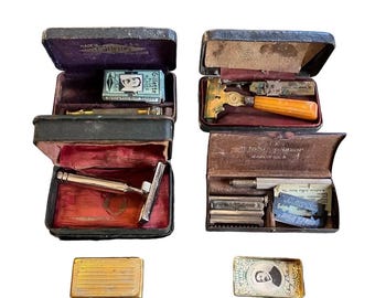 Instant Collection of Vintage Men's Razors and Razor Kits