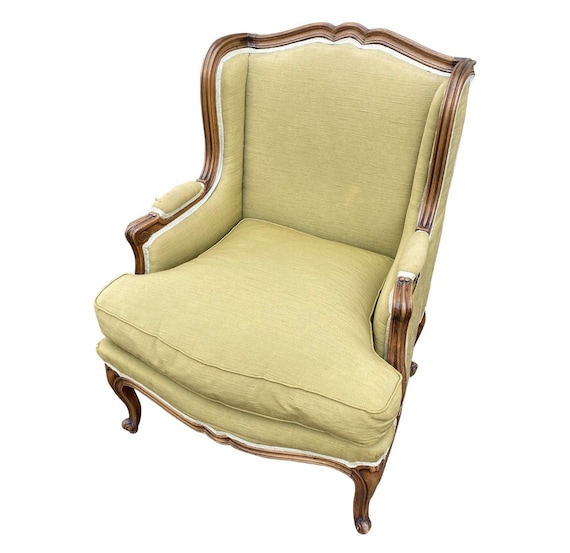 Louis XV Style Floral Accent Chair, 91% Off