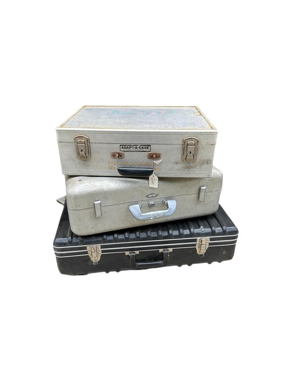 Silver and Black Stackable Industrial Suitcases - image 1