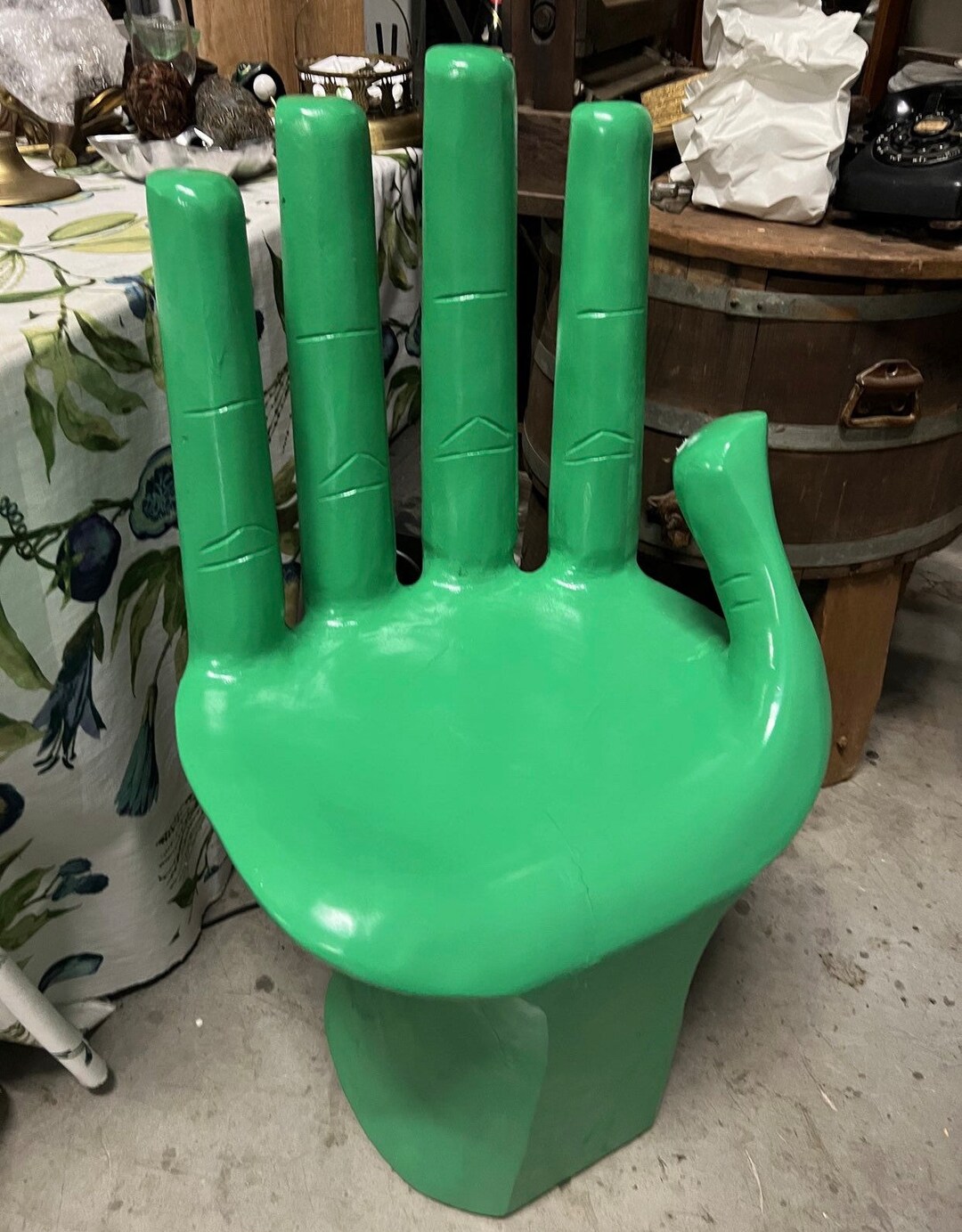 Kelly Green Hand Chair Etsy