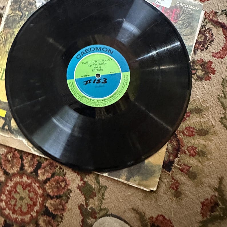 Washington Irving "Rip Van Winkle" Vintage Vinyl image 6