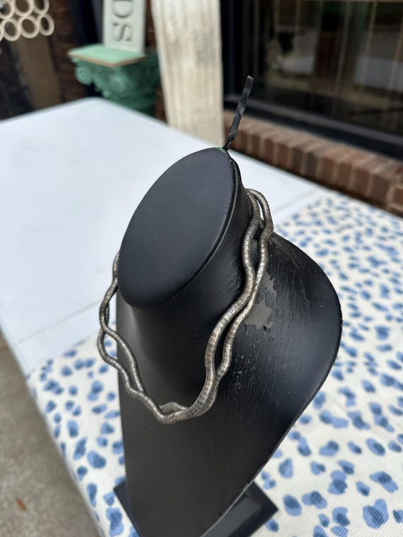 Adjustable Silver Long Necklace - image 4