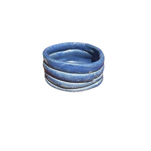 Blue Ceramic Ashtray