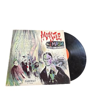 Vinilo vintage de John Zacherle "Monster Mash"