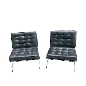 Mid-Century Modern Chrome Italian Chairs