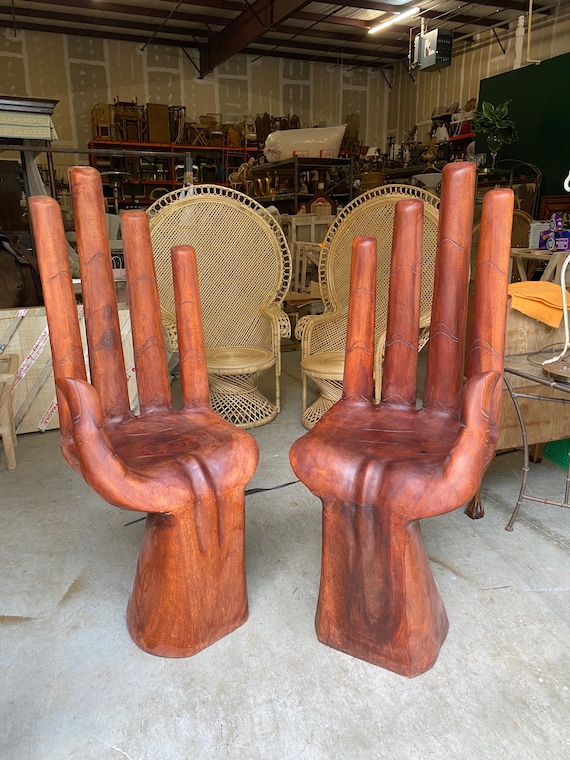 Wood Hand Chair Furniture from Bali Indonesia