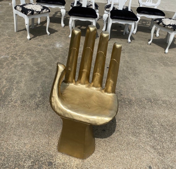 Gilded Wood Left Hand Chair Etsy