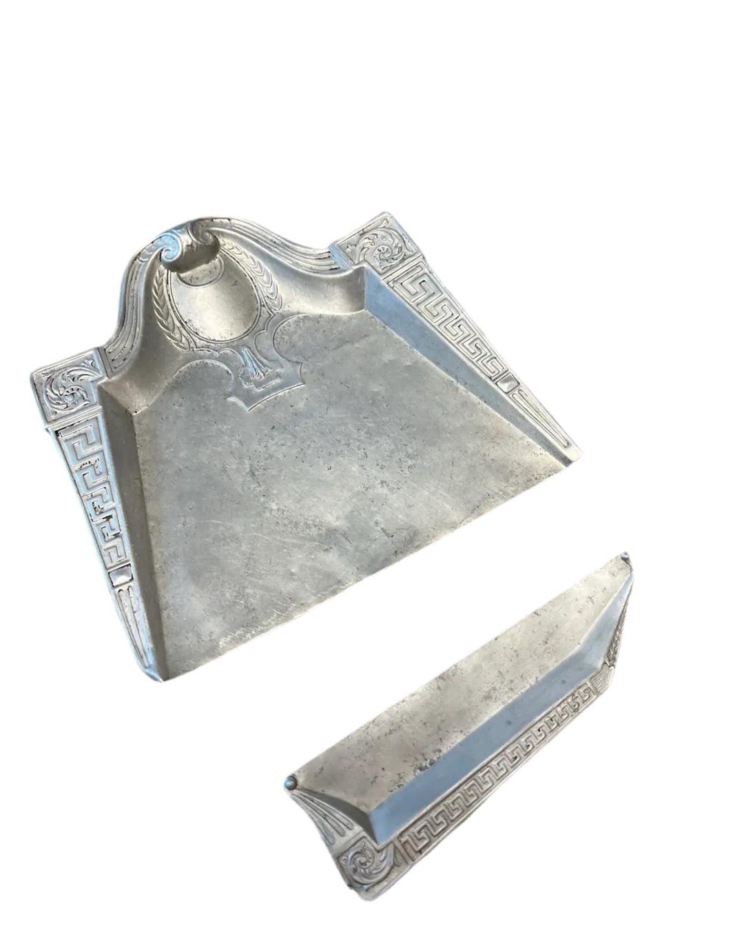 Silver Silent Butler Greek Key Design Set - Etsy