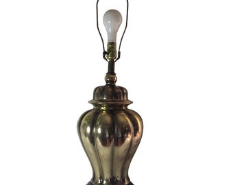Large Brass Urn Table Lamp - FREE SHIPPING!
