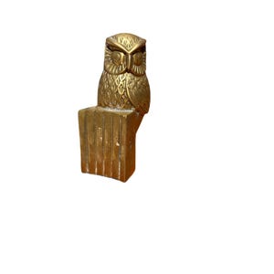 Vintage Brass Owl