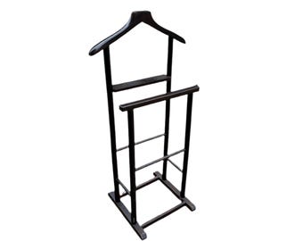 Dark Brown Wooden Italian Valet