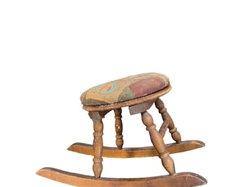 Petite Milking Stool Rocking Chair