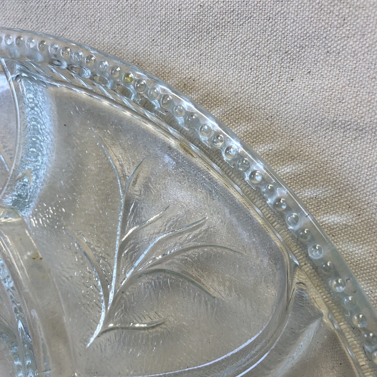 Crystal Appetizer Plate FREE SHIPPING Etsy