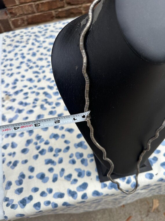 Adjustable Silver Long Necklace - image 9