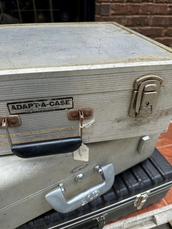 Silver and Black Stackable Industrial Suitcases - image 4