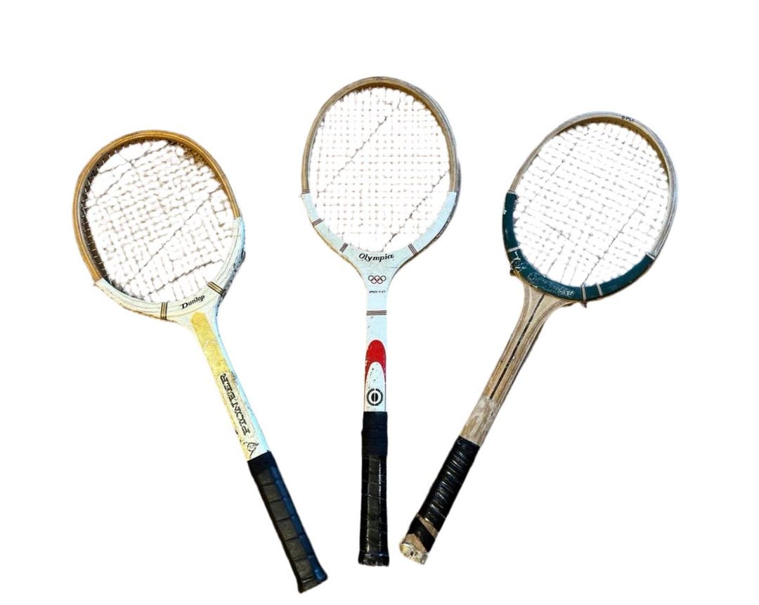Di Trio Racket Set Trio of Vintage Tennis Rackets - Etsy