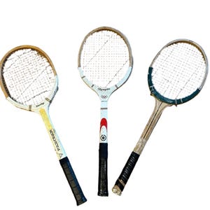 Trio of Vintage Tennis Rackets