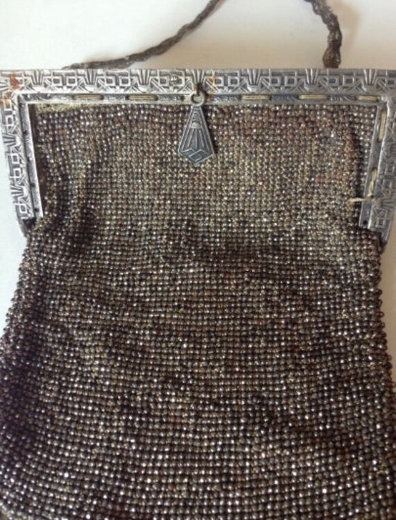 1930s Art Deco Mesh Purse - image 5