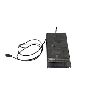 Vintage Black Cassette Recorder
