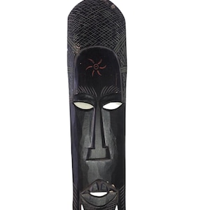 Vintage Hand Carved African Tribal Mask