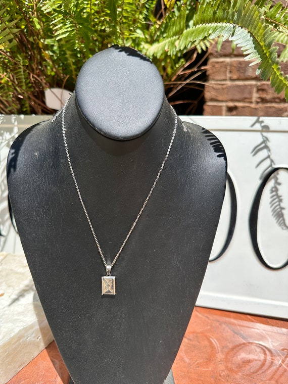 Silver Envelope "Mom" Necklace