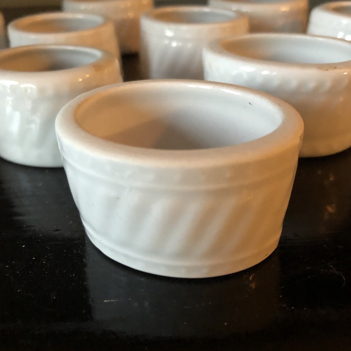 Ceramic Napkin Rings Set of 11 FREE SHIPPING Etsy