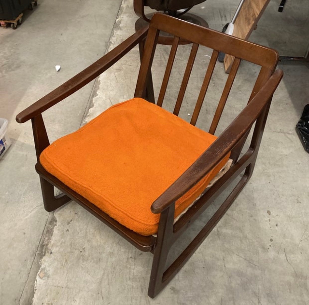 Mid Century Danish Style Rocking Chair - Etsy