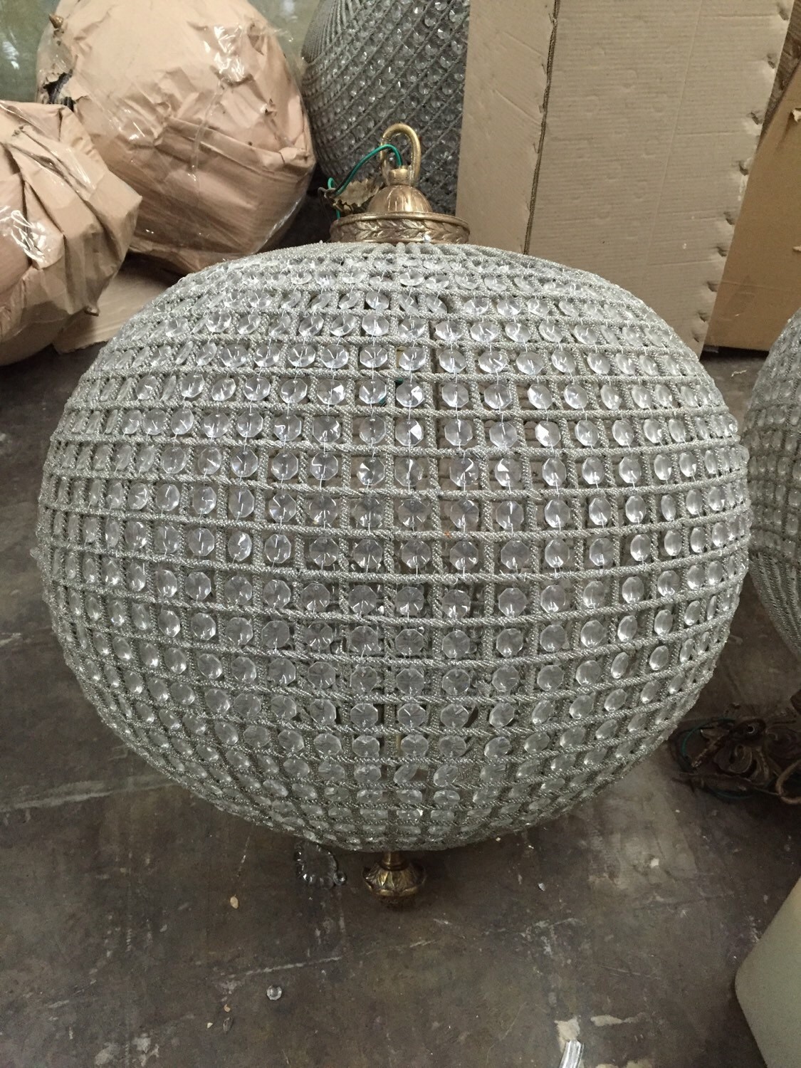 Jumbo oversized sphere chandelier. Pendant. Chandelier. Etsy