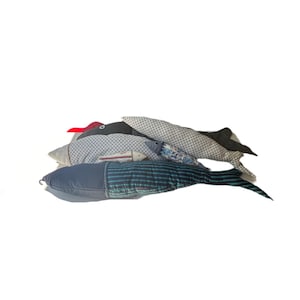 Collection of Portuguese Hand Sewn Fish Pillows