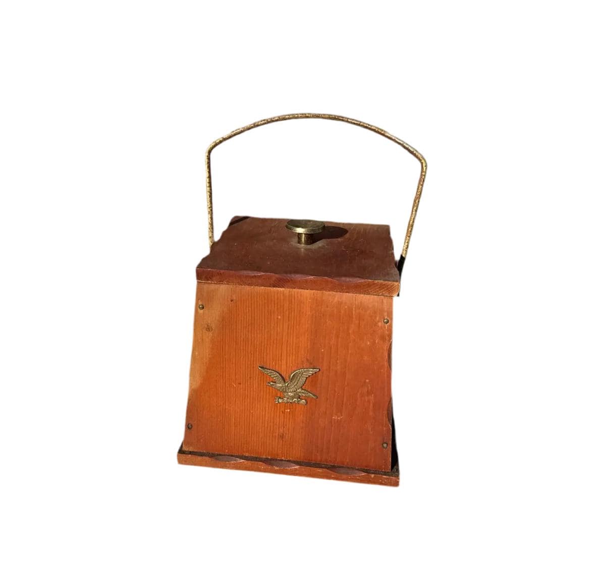 Vintage Eagle Ice Box With Lid - Etsy