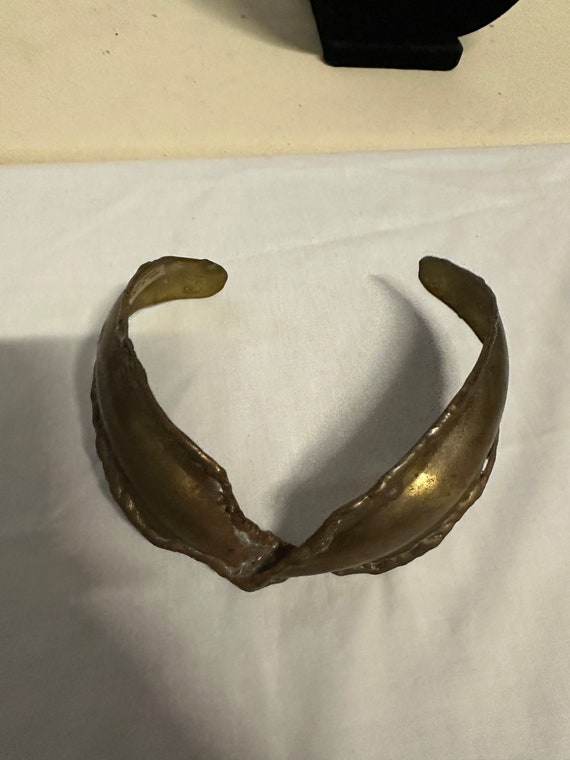 Solid Brass Twisted Choker/Necklace - image 10