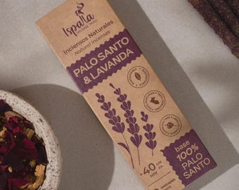 Palo Santo & Lavendel Rökelsepinnar | Aromatisk, etiskt framställd