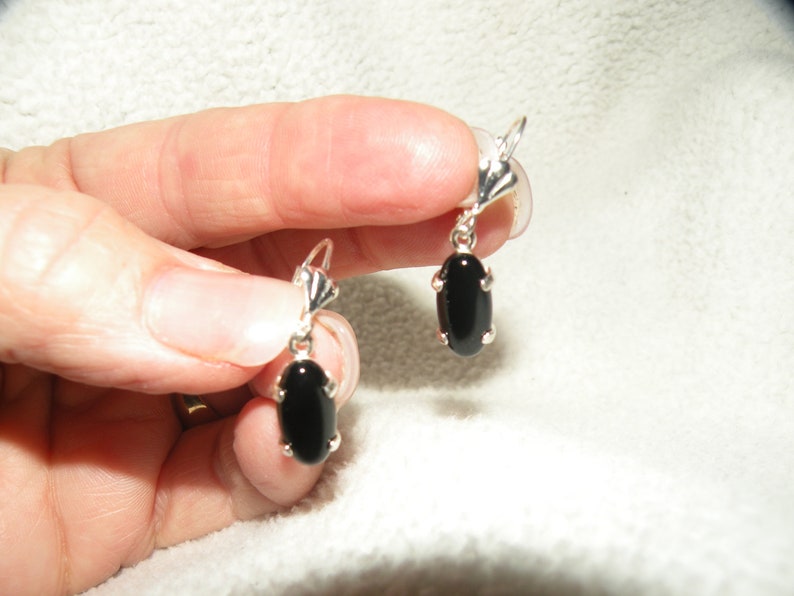 Onyx Dangle Earrings image 1