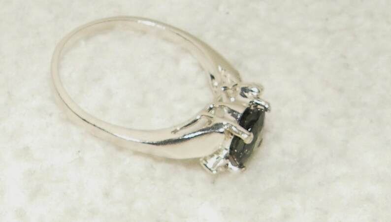 Tourmaline Ring with White Sapphire Accents image 5