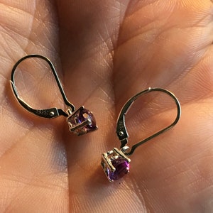 Interchangeable Earrings Amethyst