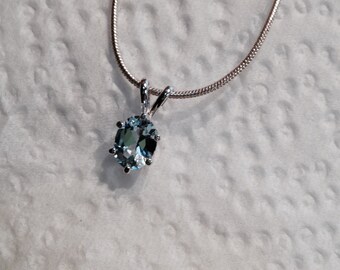 Blue Topaz Pendant
