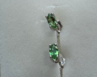 Marquise Tsavorite Garnet Earrings Studs