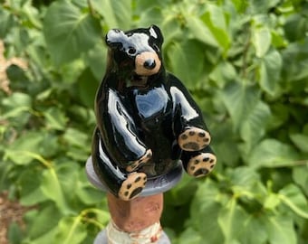 Black Bear Garden Totem